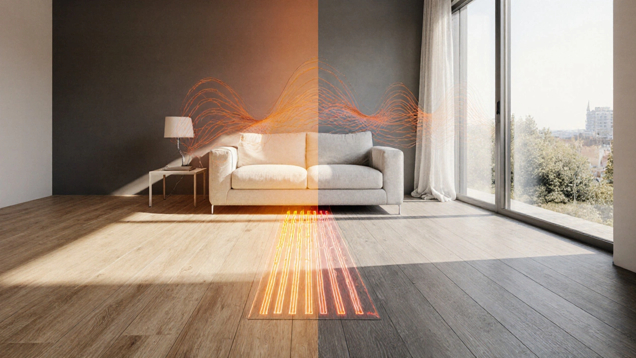 Laminát vs dřevěná podlaha - co je lepší na teplotu?