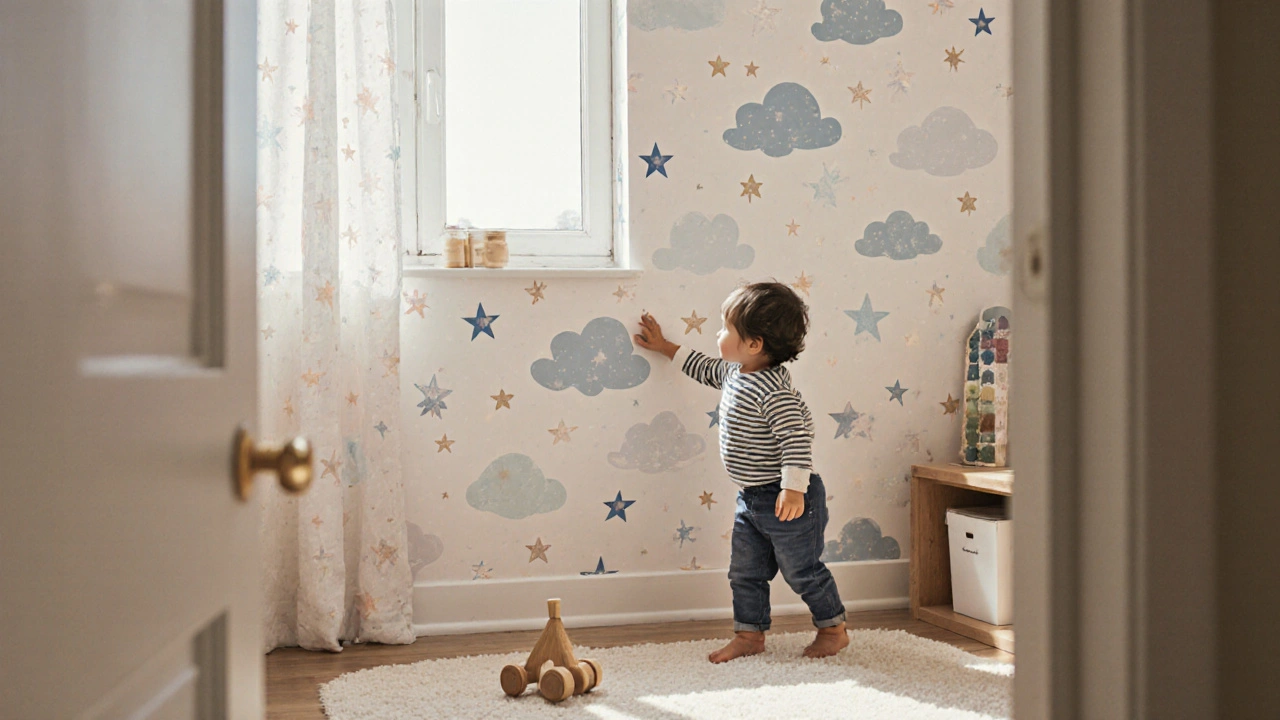 Tapety do dětského pokoje: jak vybrat bezpečné materiály pro děti