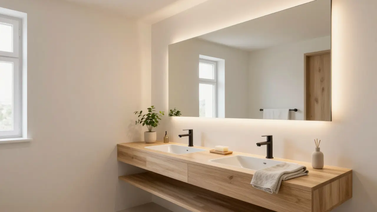 Skandinávská koupelna: jak vytvořit světlou a jednoduchou koupelnu v českém bytě