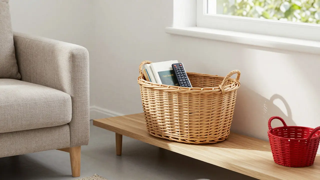 Dekorativní koše: úložný design pro každý pokoj