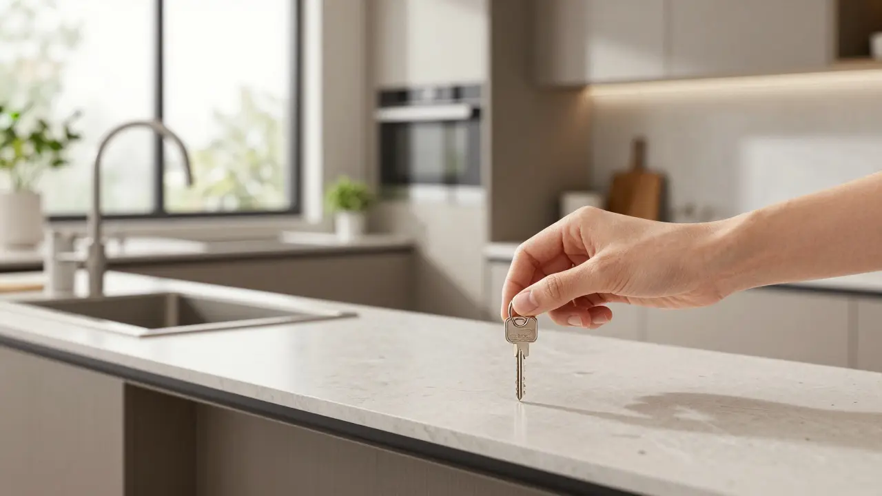 Kuchyňské vybavení zdarma s klíčem na kontrárce.