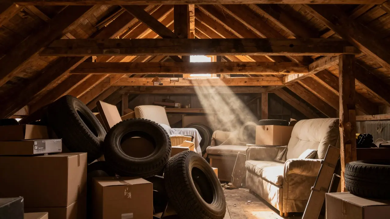 Bezpečné skladování v podkroví: co smíte a nesmíte ukládat podle norem