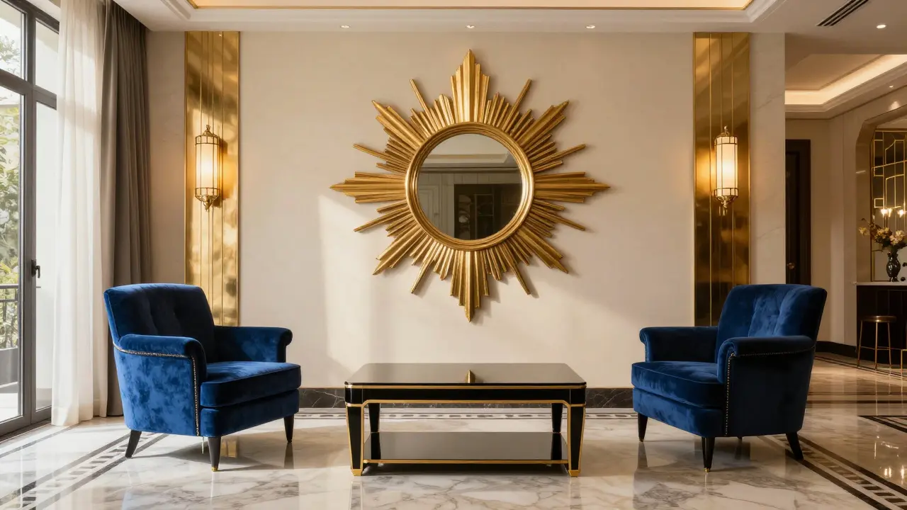 Art Deco v interiéru: Jak kombinovat luxus, geometrii a moderní styl