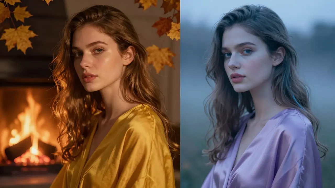 Jak vybrat správné barvy: Průvodce pro podzimní a letní typy