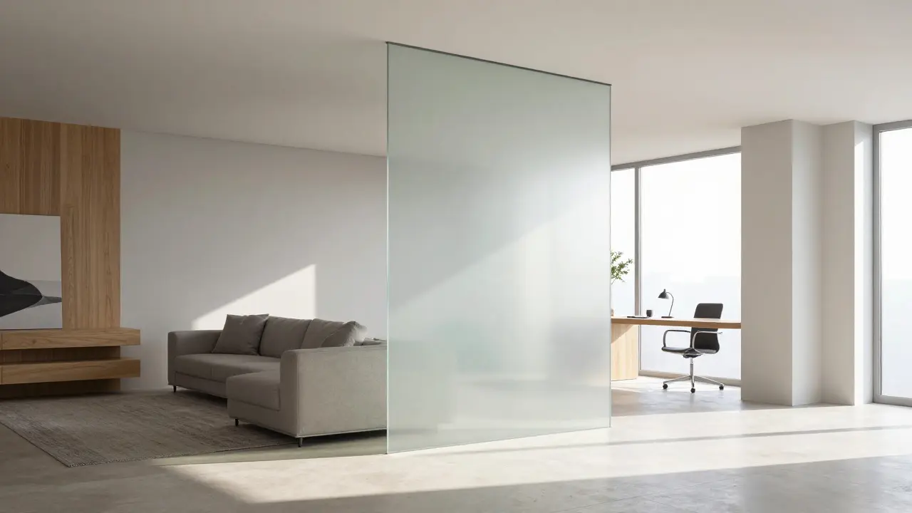 Průsvitné příčky v bytě: Jak pomocí skla a polykarbonátu opticky zvětšit prostor