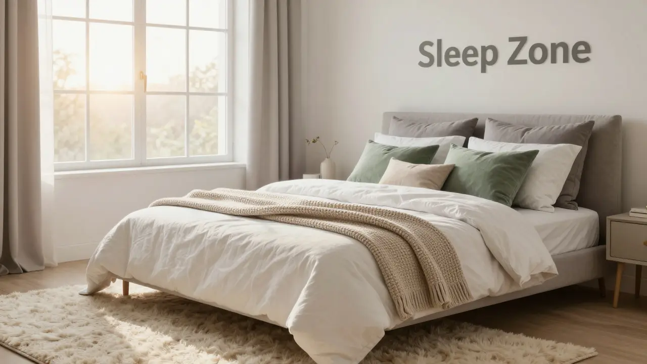 Zónování ložnice: Jak správně rozdělit prostor pro šatnu, spánek a čtení