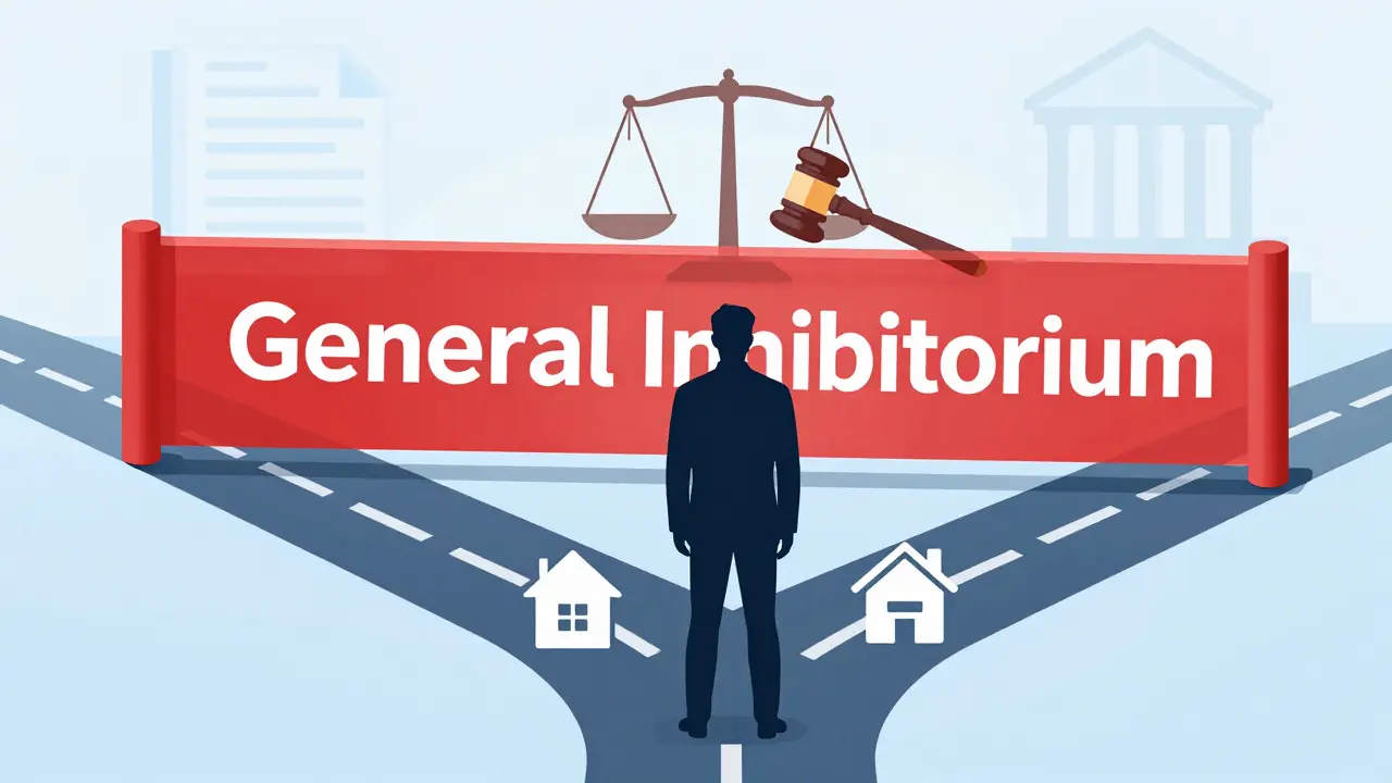 Ilustrace rizika nákupu nemovitosti s generálním inhibitoriem
