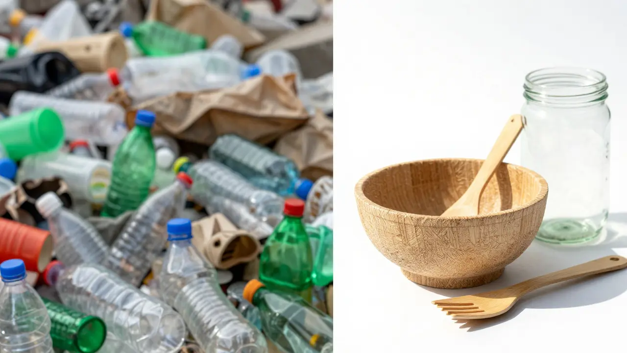 Jak nahradit plasty: Průvodce ekologickými alternativami pro domácnost i firmu