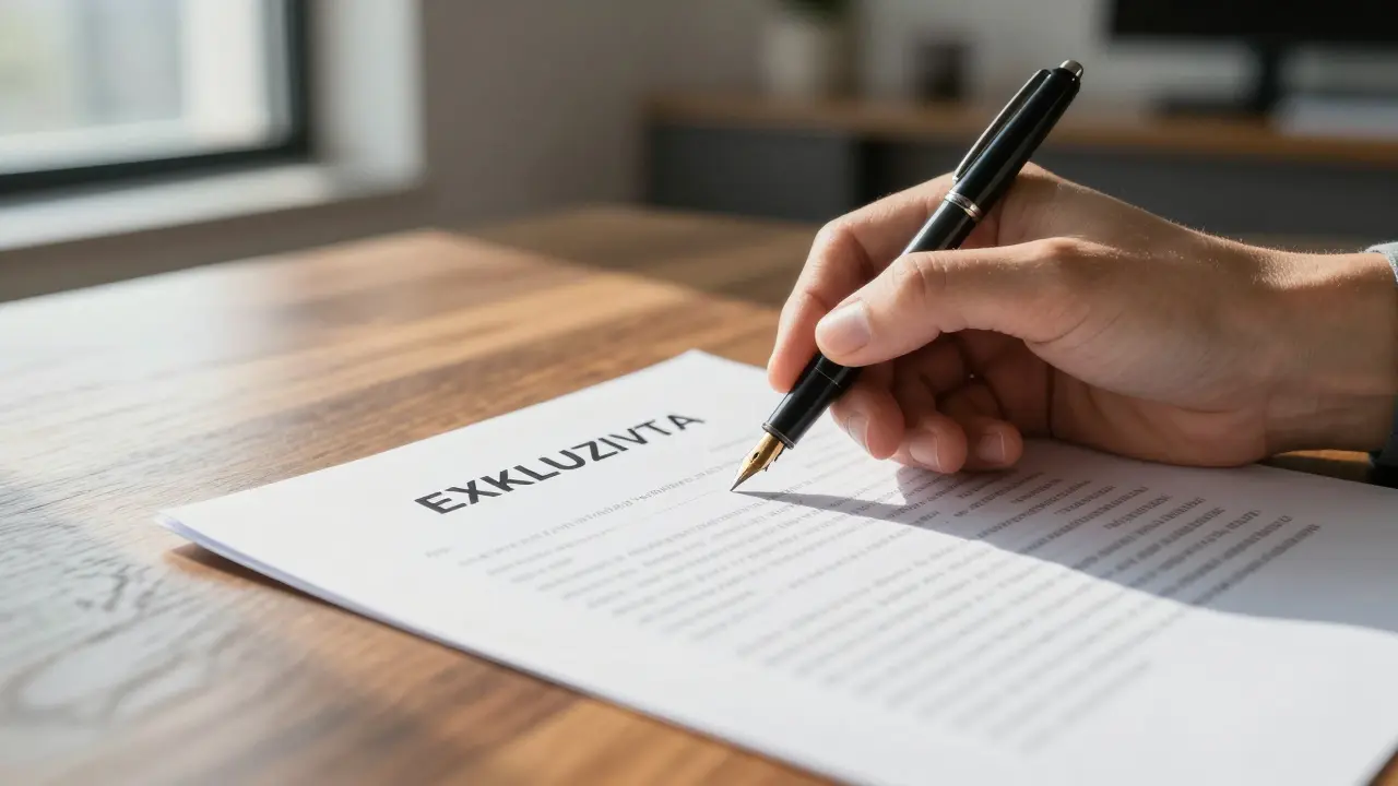 Jak nastavit exkluzivní smlouvu s realitkou: Průvodce pro rok 2026