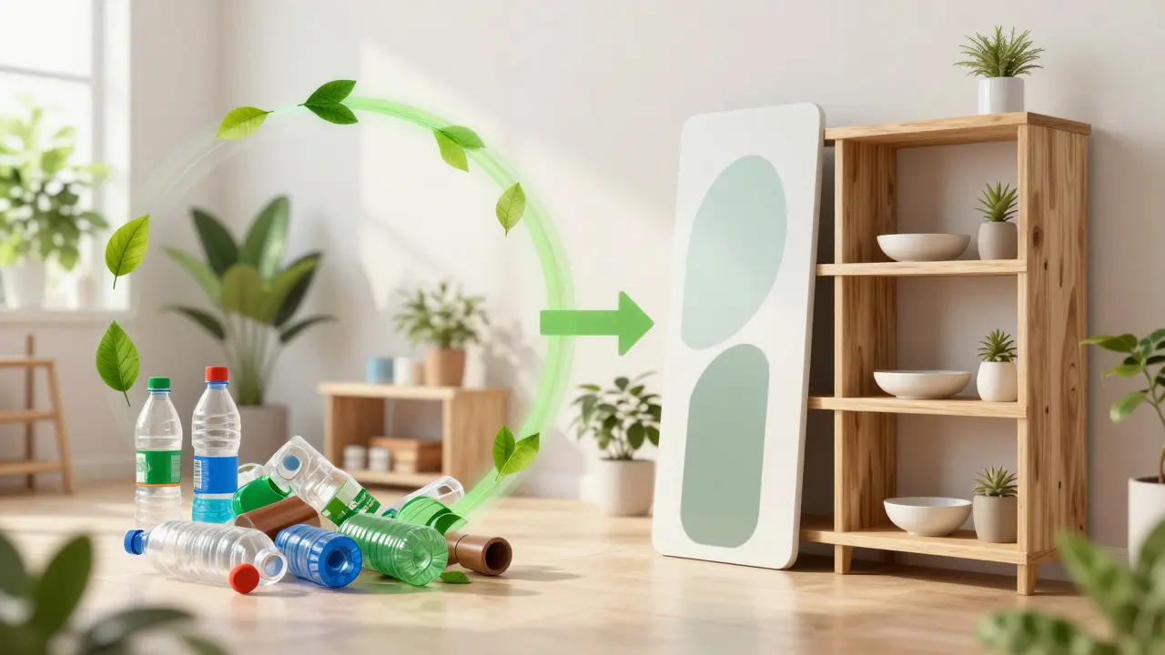 Recyklované plasty přeměněné na moderní nábytek