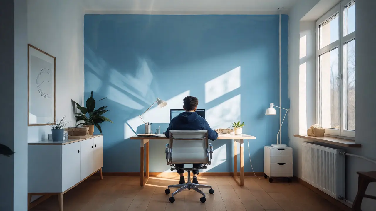 Barvy v home office: Jak ovlivnit soustředění a výkon